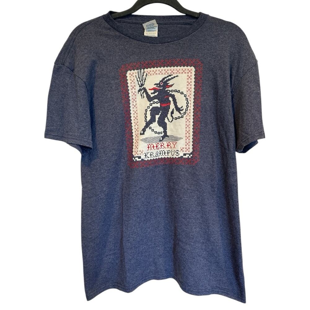 Merry Krampus Graphic Short Sleeve Tee NEW without Tags Medium